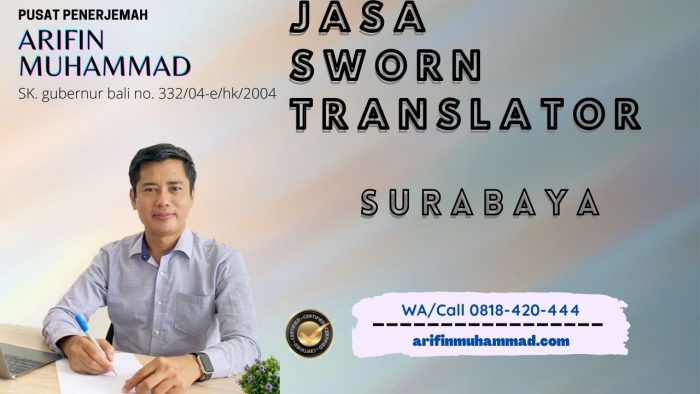 jasa sworn translator surabaya