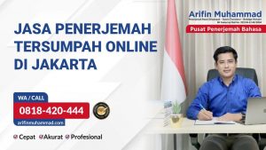 Jasa Penerjemah Tersumpah Online di Jakarta